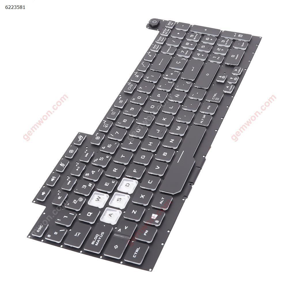 Asus G731GT G731GU black (Full Colorful Backlit,Without FRAME,WIN8)  SP V185026JE1 6037B0194324 0KNR0-6813SP00 Laptop Keyboard (Original)