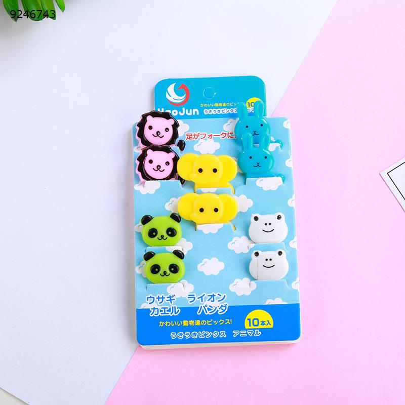 36 Pcs/Set Cute Animal Food Picks Mini Cartoon Toothpick Fruit Forks For Bento Box Lunch Box Decoration Other 0