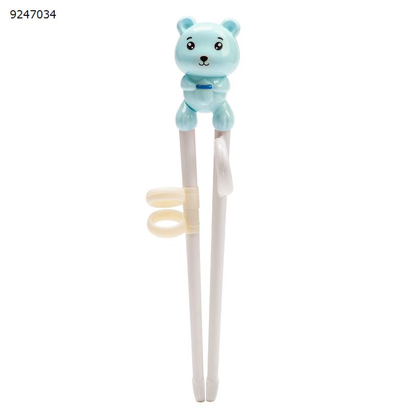 DUOLADUOBU Children's Three-dimensional Learning Chopsticks Cartoon Practice Chopsticks BabyTrainingChopsticks Feeding Tableware (bear green) Other 72052