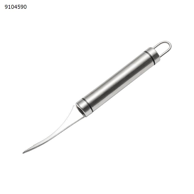 1 Set Shrimp Stripper Line Cutter Clean Shrimp Line Shell Remover Thread Knife Open Shrimp Pick Shrimp Peel Shrimp Artifact Iron art 剥虾神器