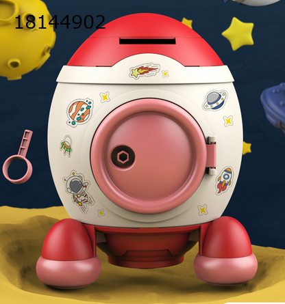 pink  Space Children''s Storage tank Aerospace cartoon piggy bank Boy DIY children''s gifts gift toys  999