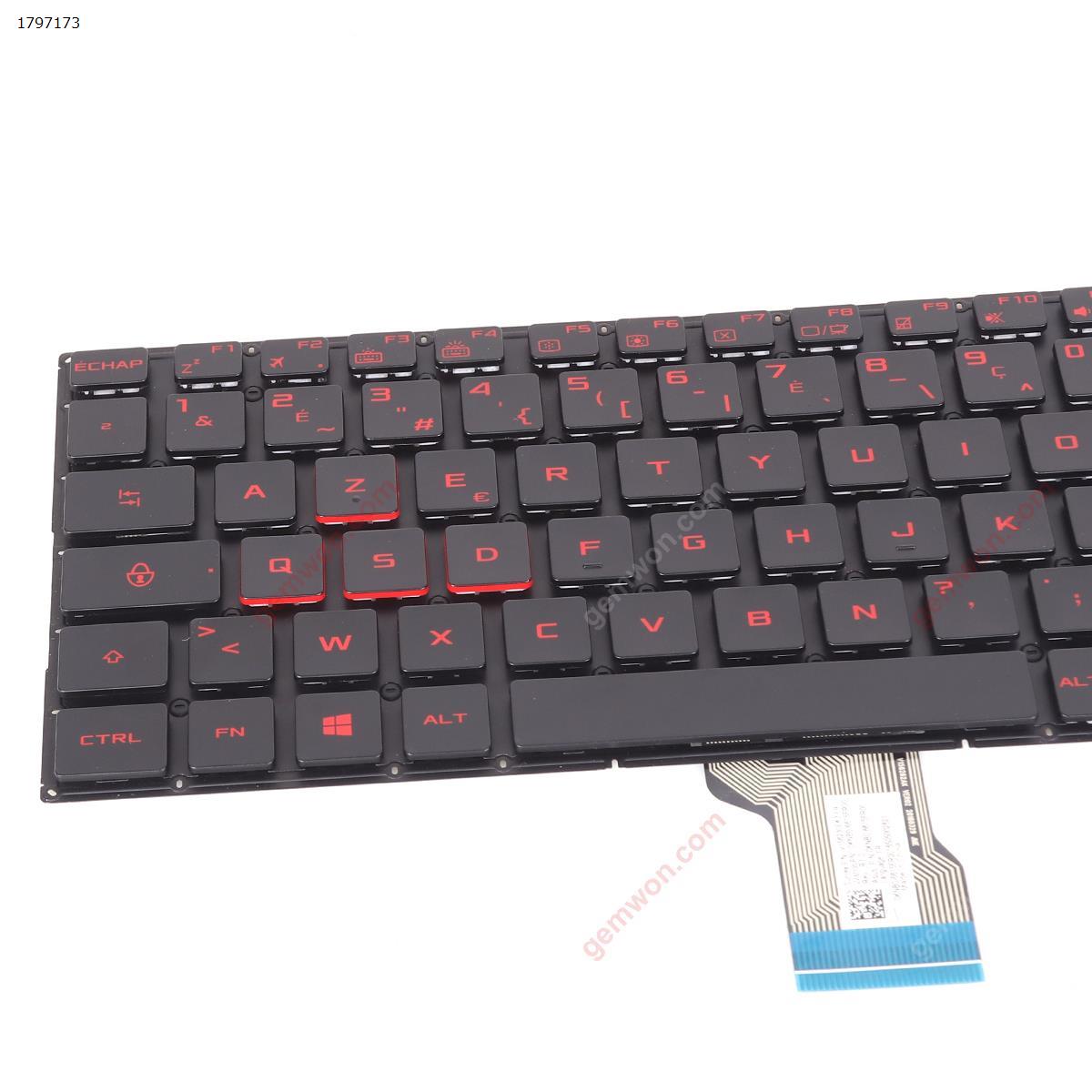 Asus GL502VM GL502VS GL502VT GL502VY GL702VS GL702V BLACK( Backlit,orange Printing) WIN8   FR n/a Laptop Keyboard (OEM-A)