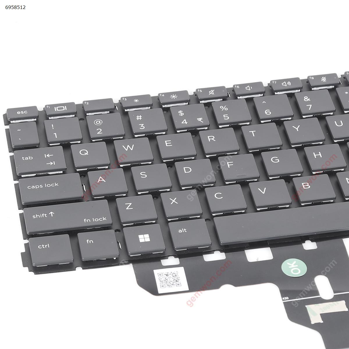 HP ProBook 430 G8 BLACK Without FRAME ，Backlit  US HPM18C13USJ920   L38138-001 Laptop Keyboard (OEM-A)