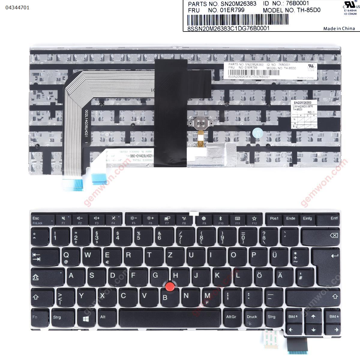 ThinkPad T470S SILVER FRAME ( with point For Win8)  TH-85D0  SN20M26383