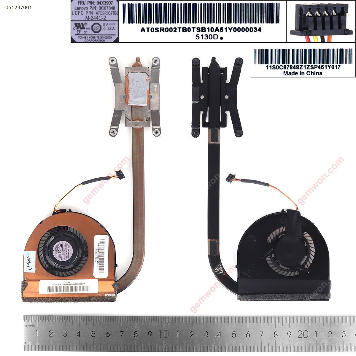 Lenovo ThinkPad T440 T440i  Fan with Heatsink   04X3907 04X3909