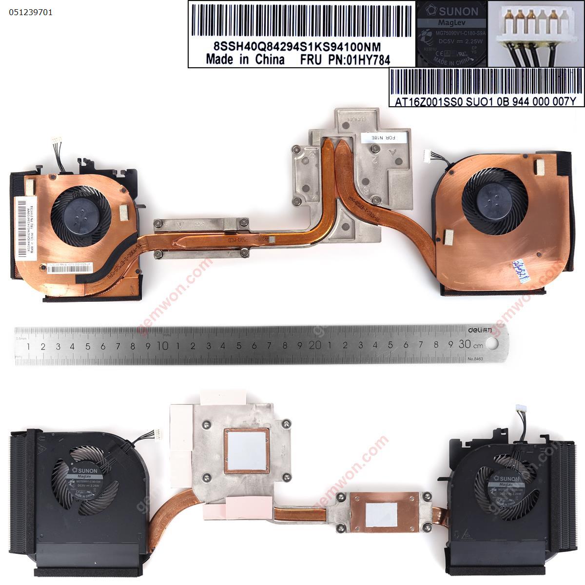 Lenovo Thinkpad P52 EP520 with Heatsink   02HK828, MG75090V1-C190-S9A MG75090V1-C180-S9A, 2HK828