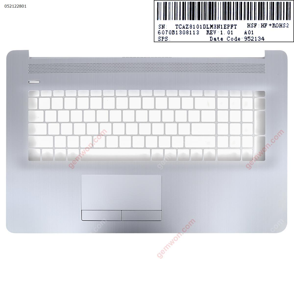 HP Pavilion 17-CA 17-BY 17.3''Silver Upper Palmrest W/ODD Keyboard Cover Cover 6070B1308113