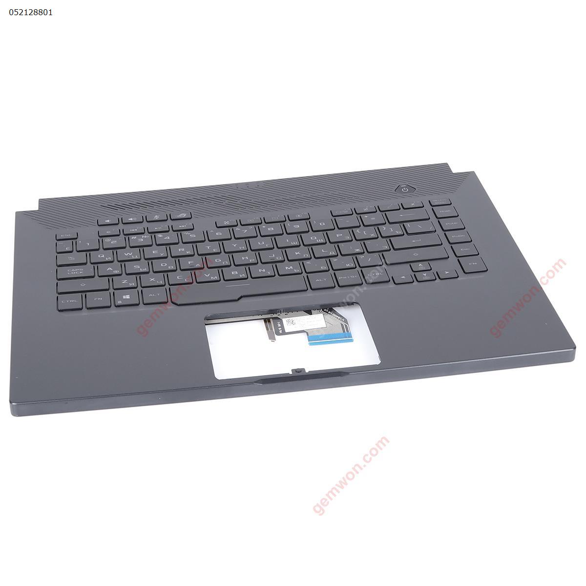 ASUS GU502DU-4A Upper Case Palmrest with RU Keyboard(BL_WHITE) Cover 90NR0213-R31RU0