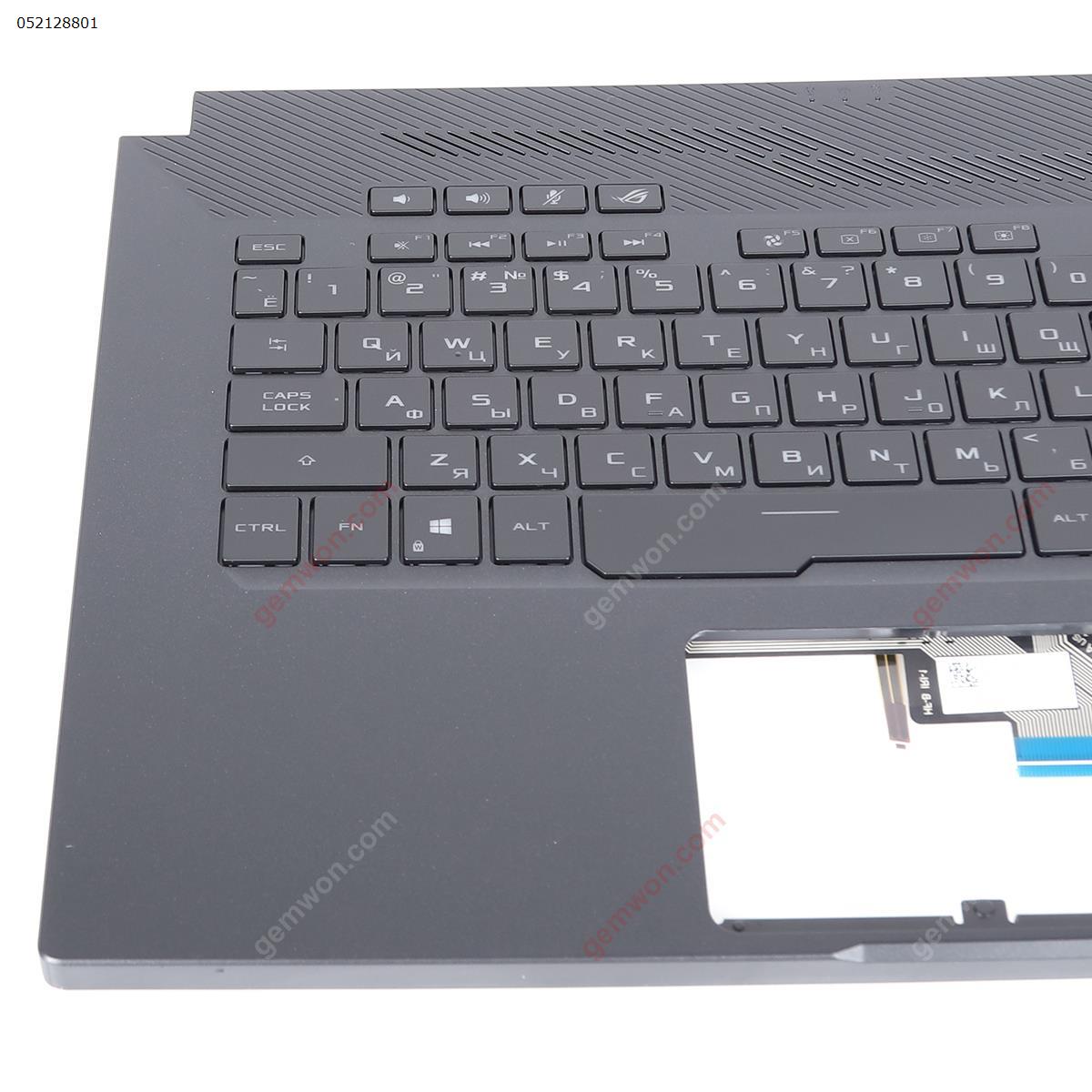 ASUS GU502DU-4A Upper Case Palmrest with RU Keyboard(BL_WHITE) Cover 90NR0213-R31RU0