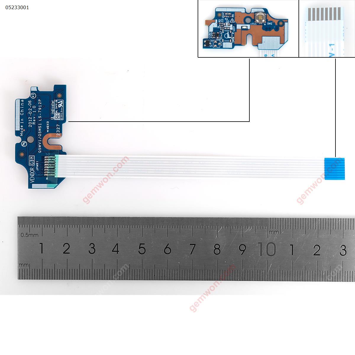 Power Button Board With Cable For ACER V3-571G V3-531G E1-531 E1-521（Short line） Board N/A