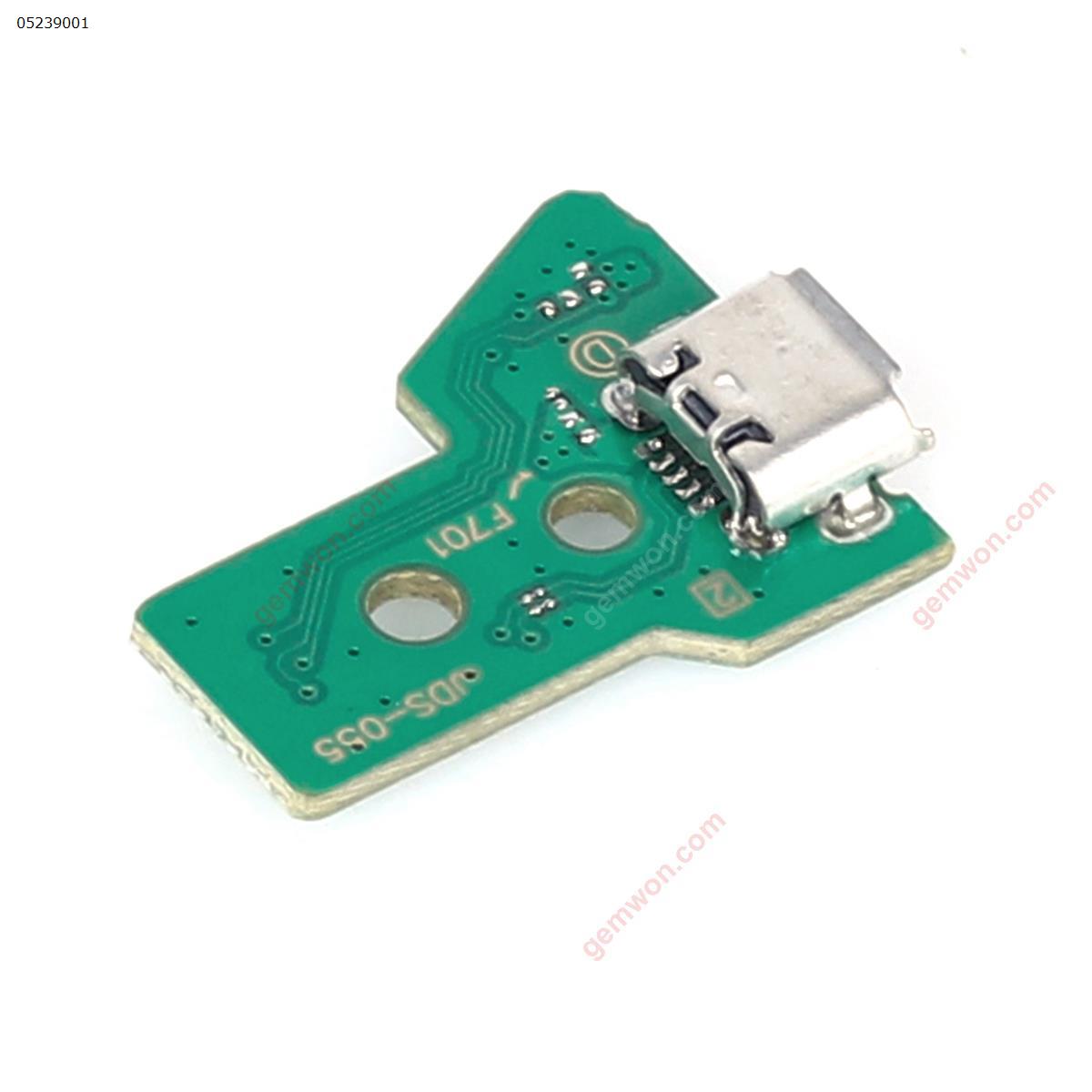 JDS-055 USB Charging Port Socket Board 12 pin flex ribbon cable with PCB Board micro USB For PS4 Controller Board N/A