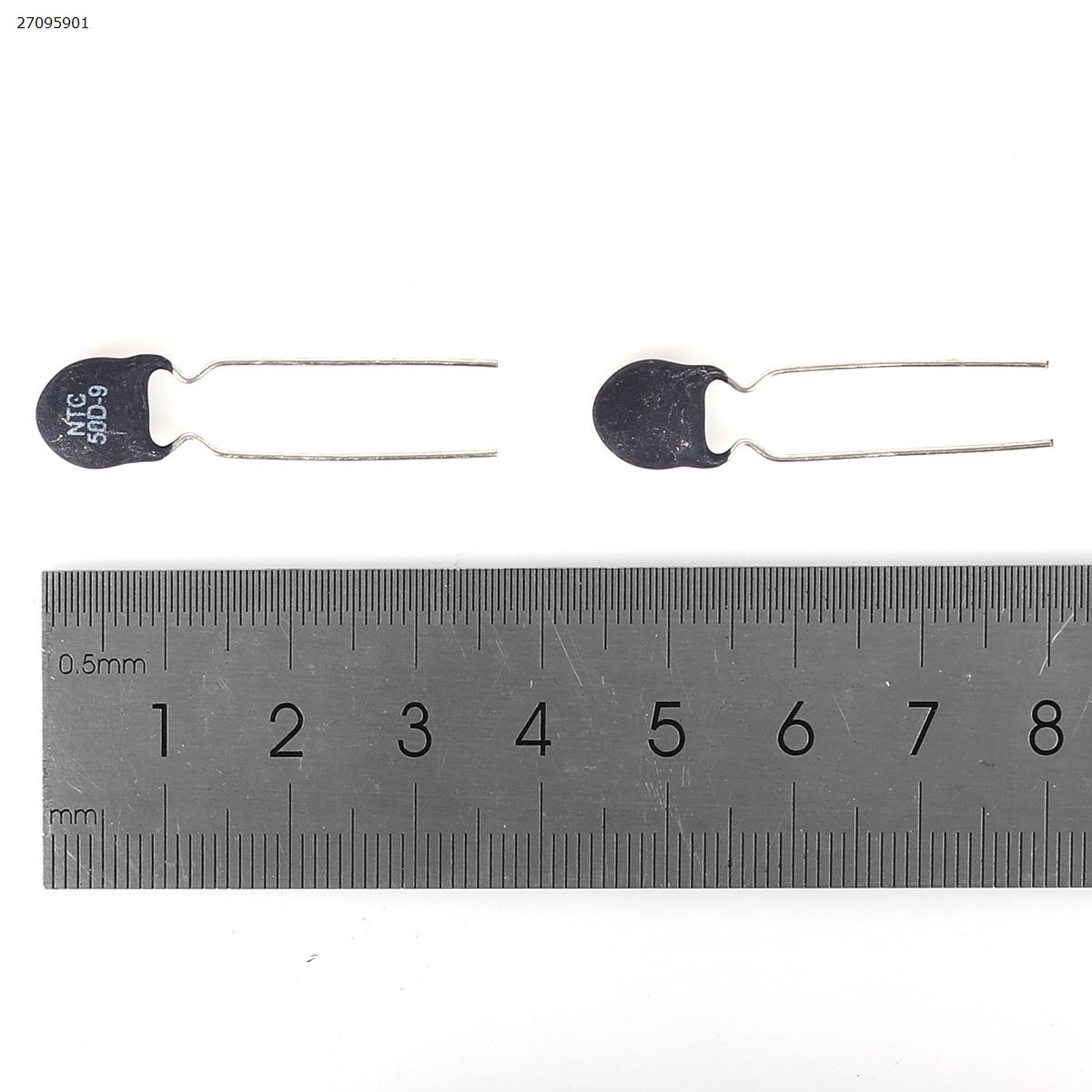 10 pcs/lot NTC negative temperature thermistor 50D-9 piece diameter 9MM 50R straight insert  NTC-50D-9