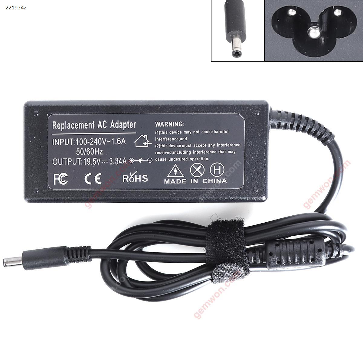 DELL 19.5V 3.34AΦ4.5*3.0mm 65W(High Copy) Laptop Adapter 19V 3.34AΦ4.5*3.0MM