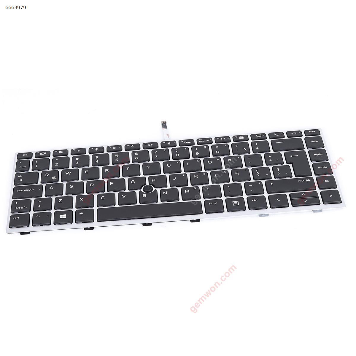 HP EliteBook 840 G5 846 G5 840 G6 SILVER FRAME BLACK （Backlit ，With Point Stick,Win8）OEM LA N/A Laptop Keyboard (OEM-A)