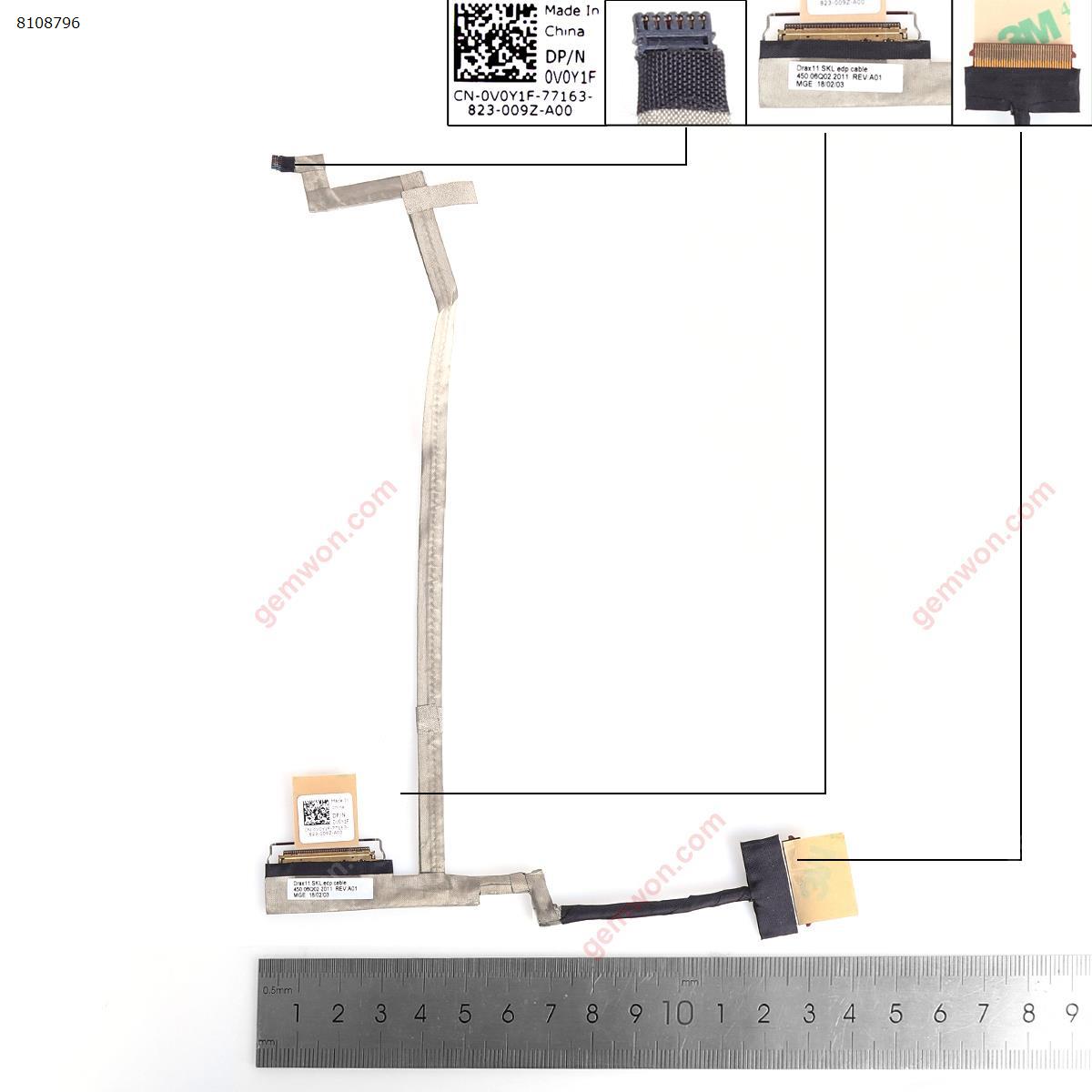 DELL  3168 3169 P25T 3185. LCD/LED Cable 450.06Q02.2011  0v0y1f