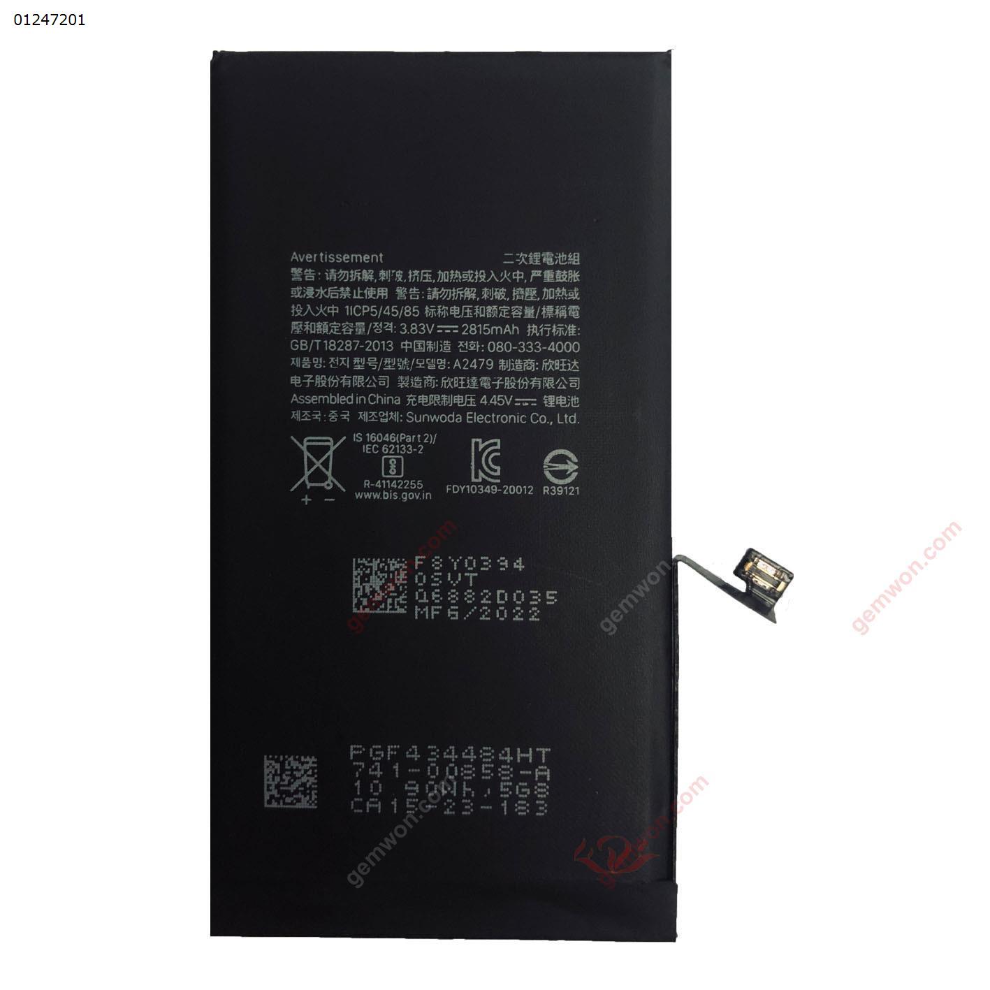 Battery for Apple iPhone 12 / 12 Pro 12Pro A2479 A2172 A2341 3.83V 2815mAh  Replacement Battery Battery A2479