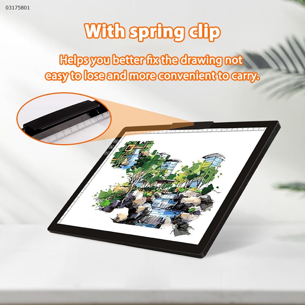 A4 thin charging copy desk animation drawing through writing desk calligraphy sketch LED copying board Drawing board 10W fast charge type-c interface   A4-D28