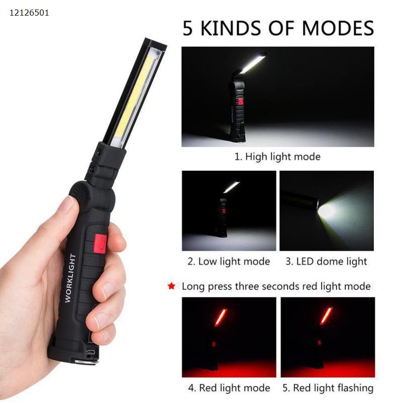 LED work light Folding rechargeable cob multi-function magnet tent light Outdoor flashlight Car inspection light  W52