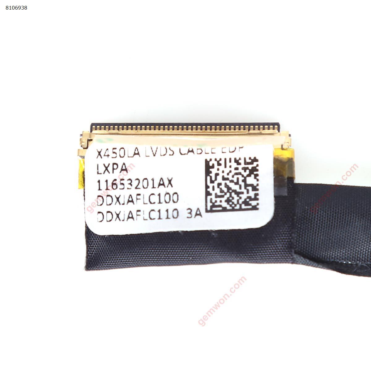 Asus W418L K450L F450L X450LA Y481LD 40pin. LCD/LED Cable DDXJAFLC100  DDXJAFLC110