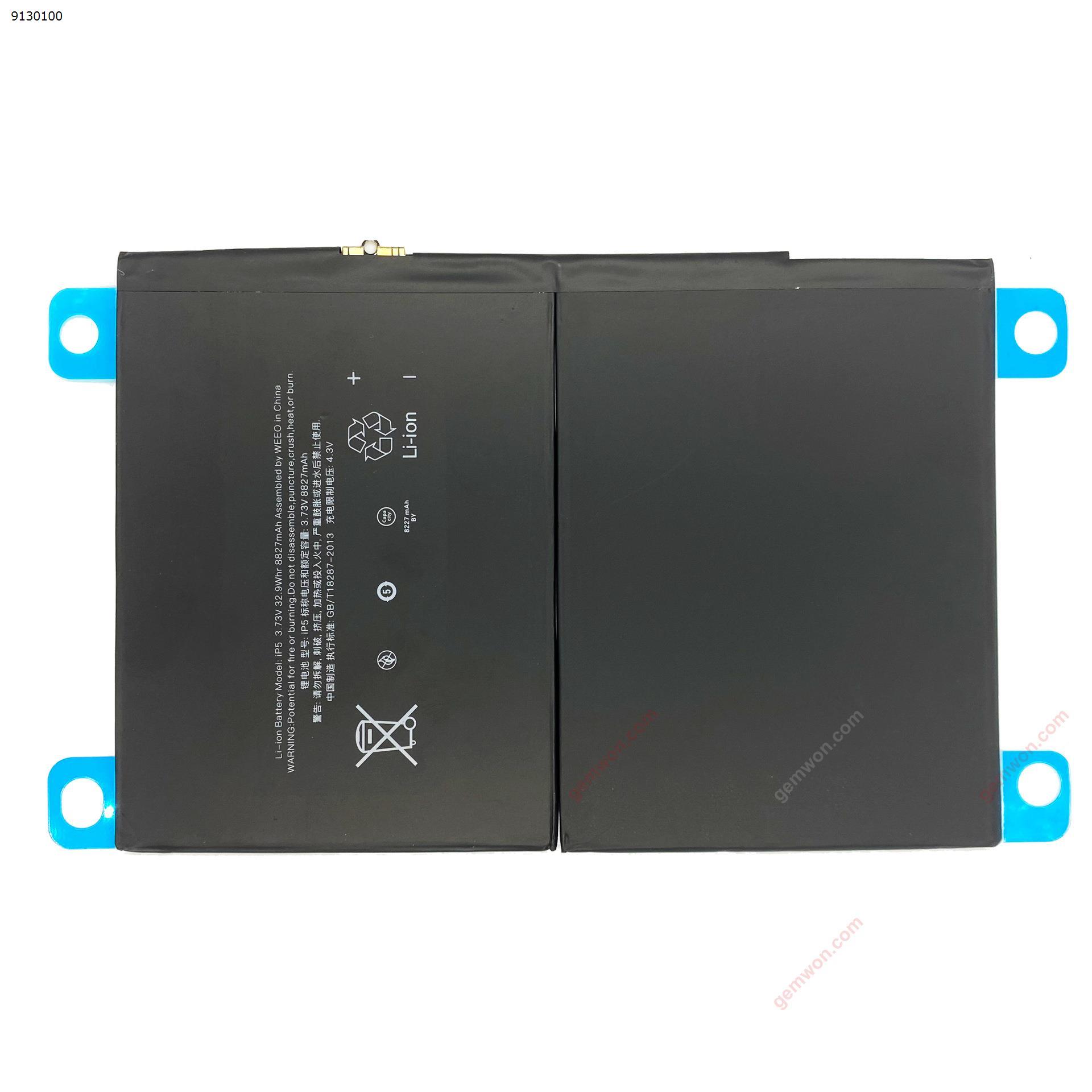 8827mAh Rechargeable Li-ion Battery for iPad 5 / iPad Air 1484 A1474 1475 iPhone Replacement Parts Apple iPad 5