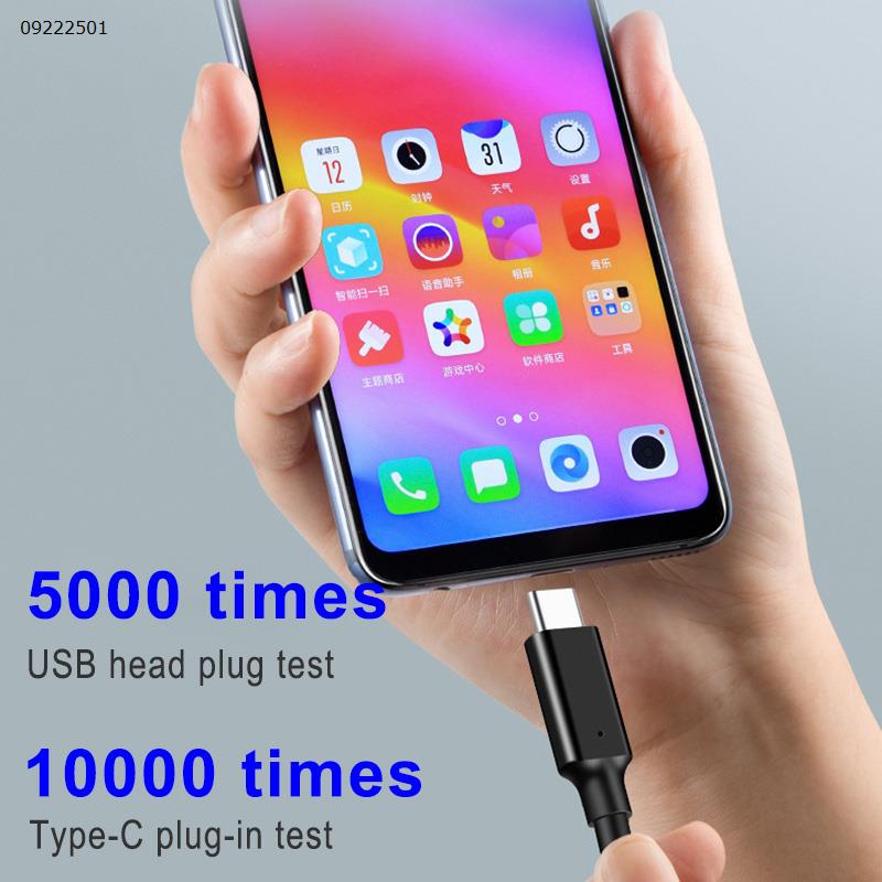 [60W 1M] type-c data cable USB3.2 to type-c transmission cable 10Gbps hard disk cable Car 3A 60W PD fast charge cable Charger & Data Cable PQ108