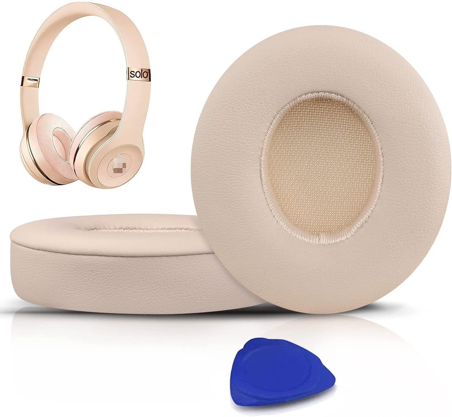 Pink Suitable for beats earbuds, solo2.0 earbuds, solo2 Wireless Bluetooth earbuds, solo3 sponge earbuds, set in sets of 2  solo3