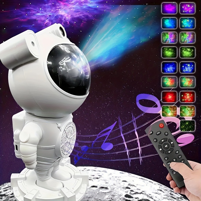 Astronaut Bluetooth speaker Star light projection light Bright white noise Astronaut laser atmosphere night light  5W