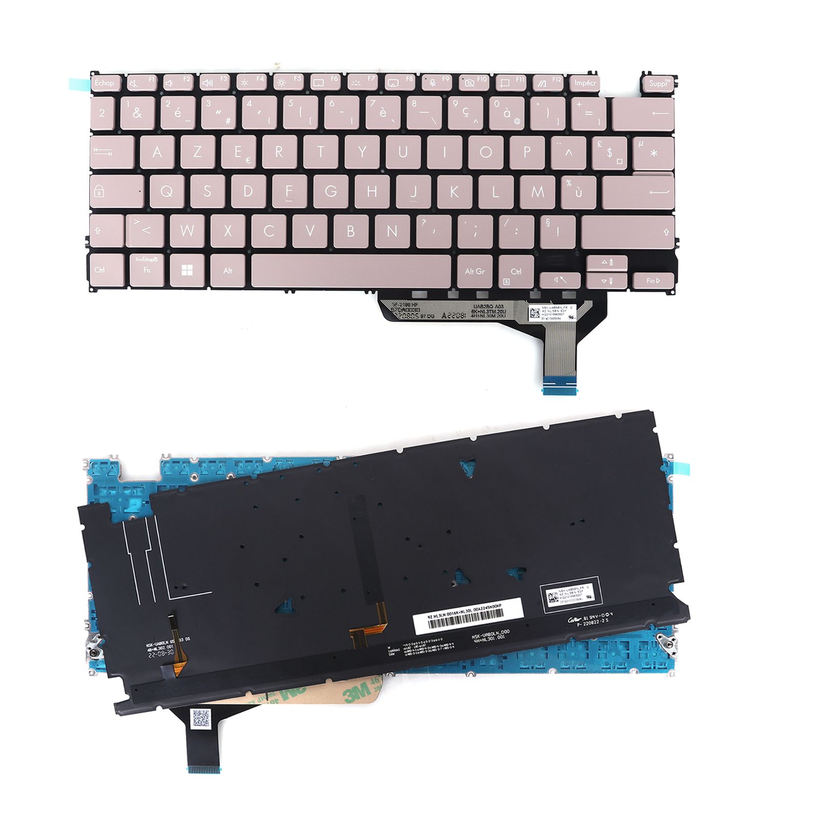 ASUS Zenbook S 13 UM5302 RM5302 BM5302 Pink（Backlit，Small Enter，Win8）  9Z.NL3BN.50F