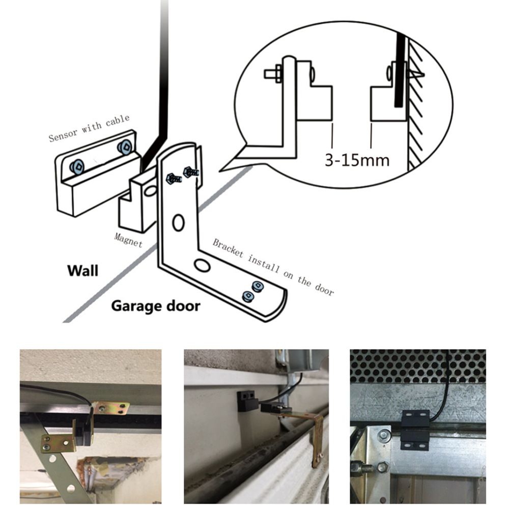 The intelligent WIFI garage door controller tuya app remotely controls the voice-timed rolling shutter door switch EU Plug  CKM01