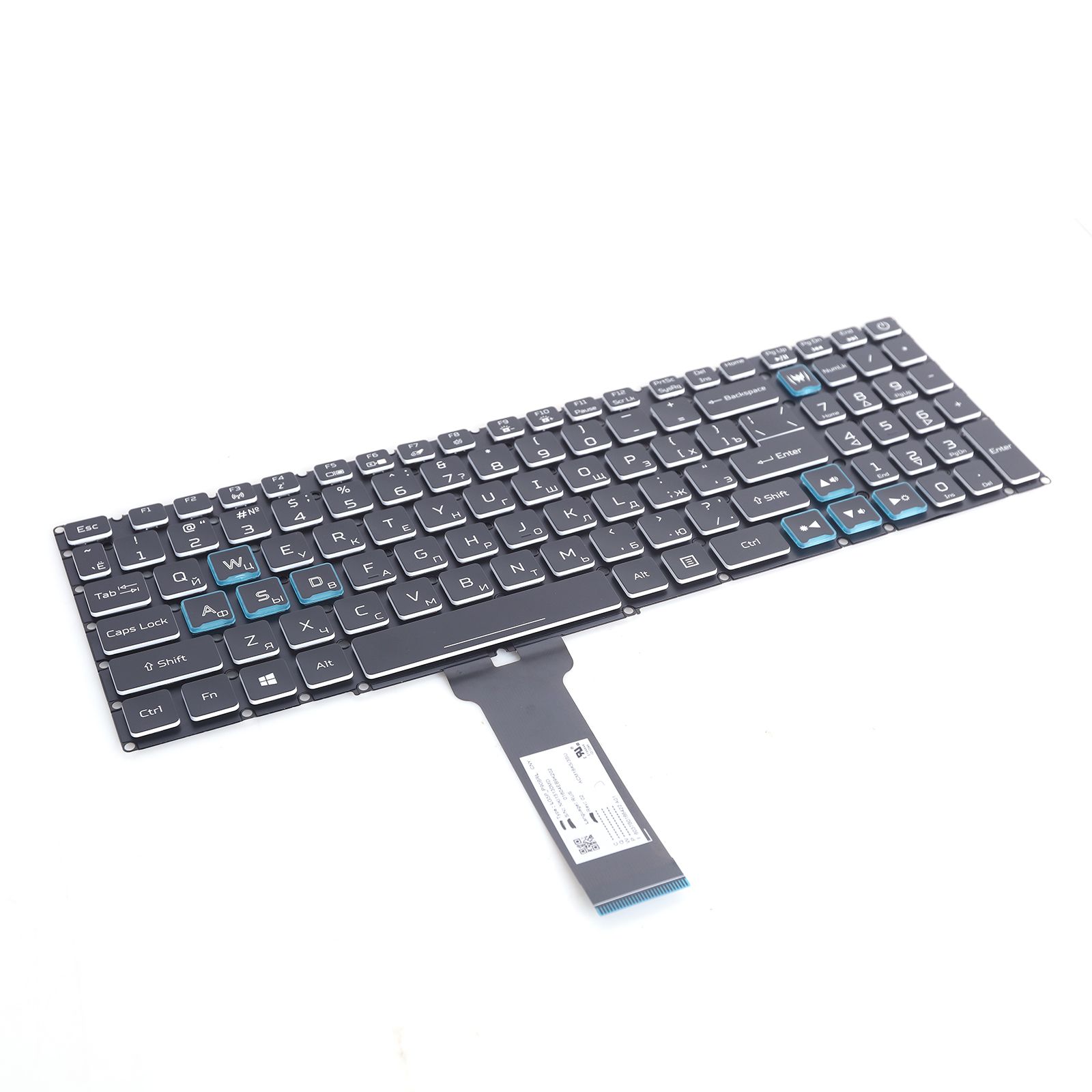 ACER AN515-54 AN715-51 N18C3 N18C4 PH315-52 Black (Blue print Colorful,backlight)  N/A