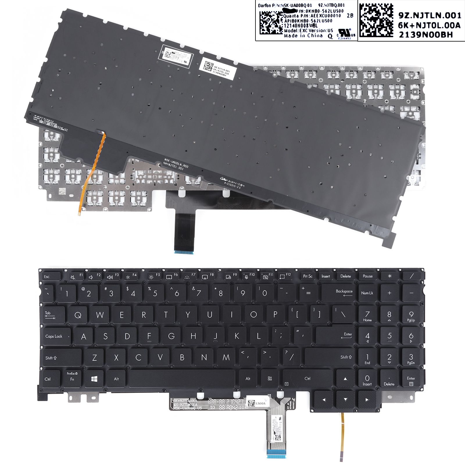 ASUS H5600 BLACK (Backlit,Without FRAME,WIN8)  13-0316A-WX01-001