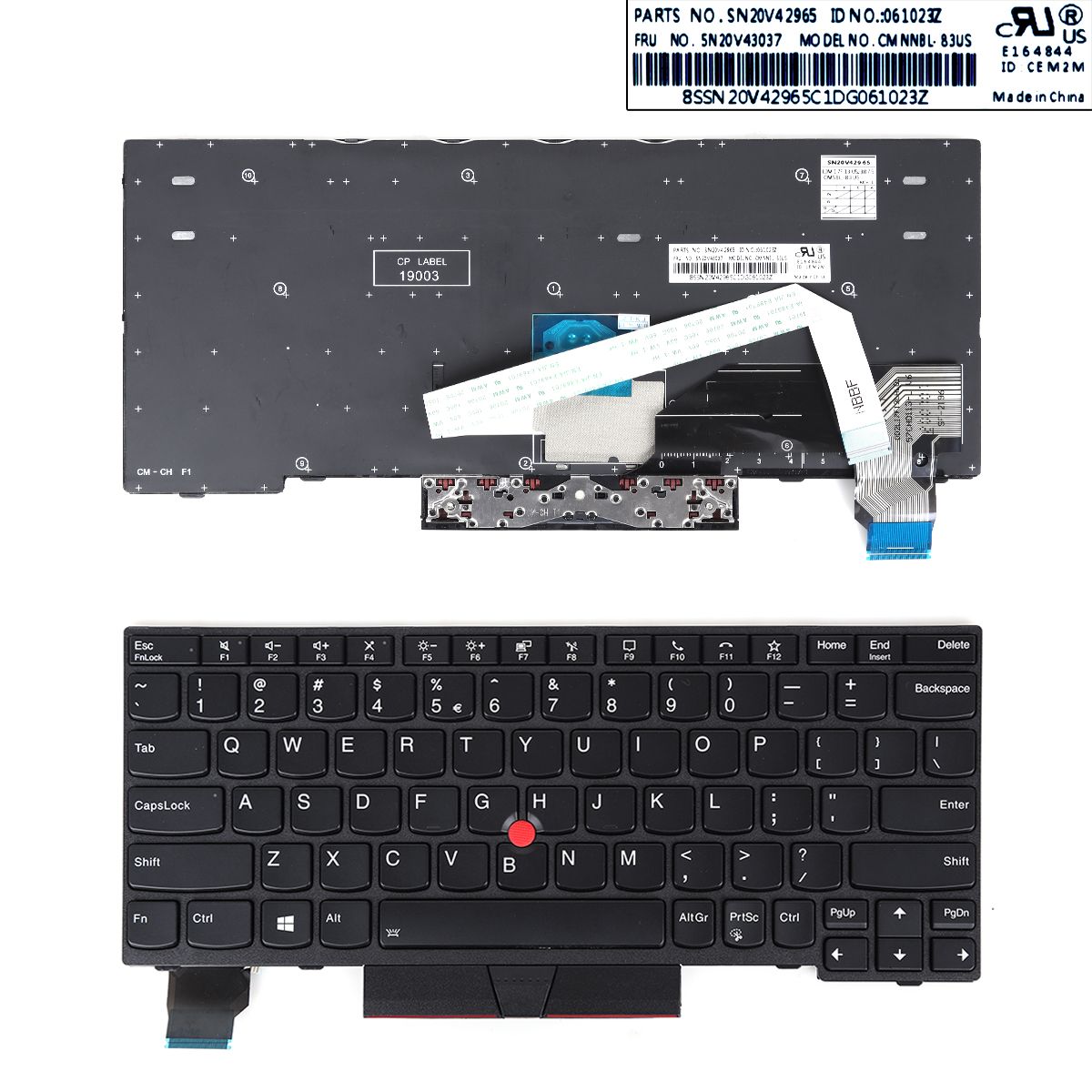 Lenovo X13 GEN2 L13 GEN2 X13 GEN3 L13 GEN3 BLACK FRAME (Backlit.WIN8) OEM  18-0086C-DZ01-001