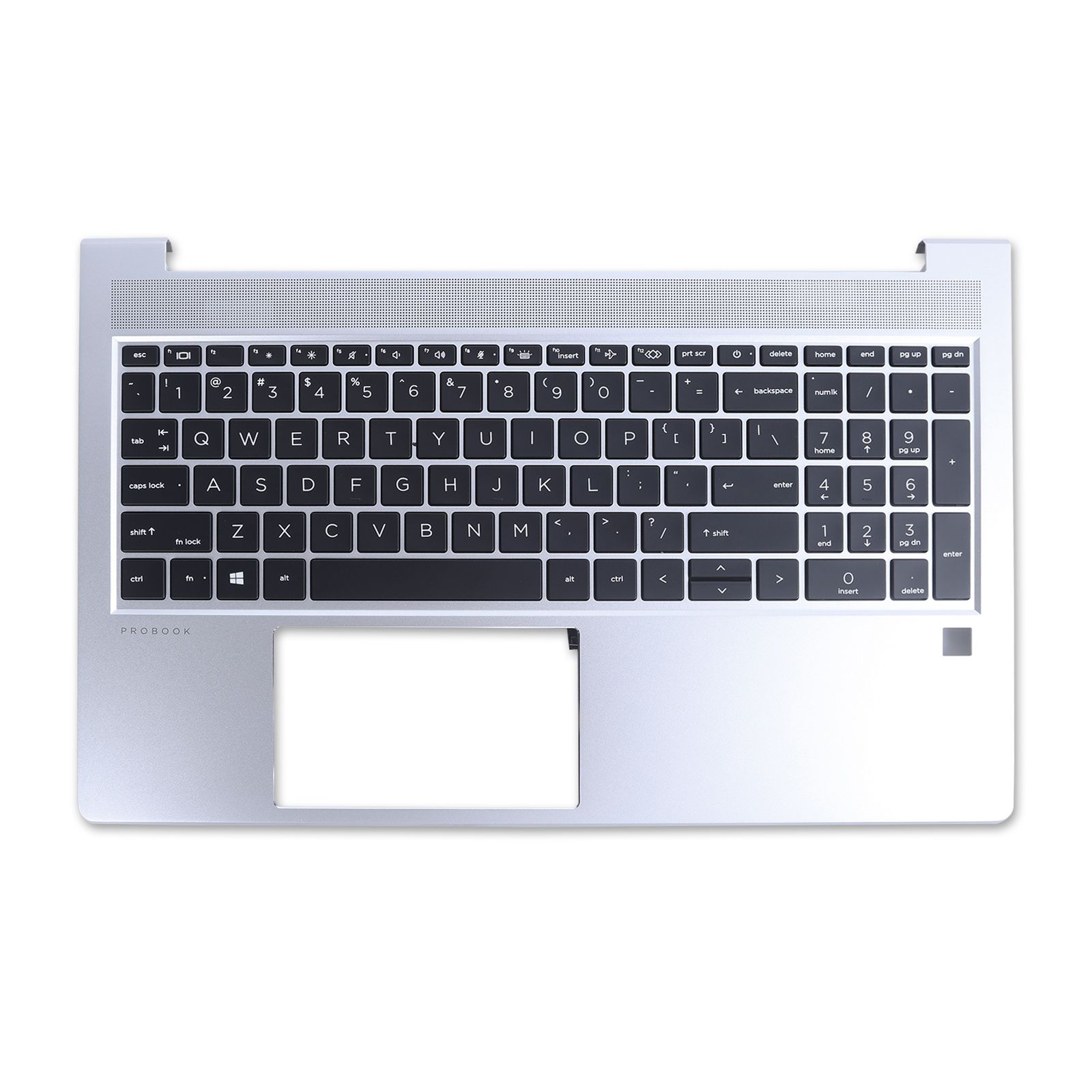 HP 450 G8 palmres with US keyboard case Upper cover Silver （Without SD card slot） Cover N/A