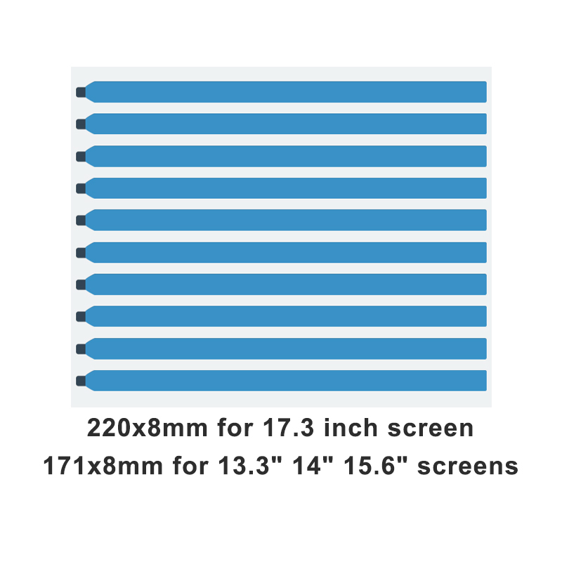 14.0 15.6 inch notebook LCD screen hand tear easy to pull tape Narrow frame computer screen double-sided tape high adhesive 10pcs/lot Other N