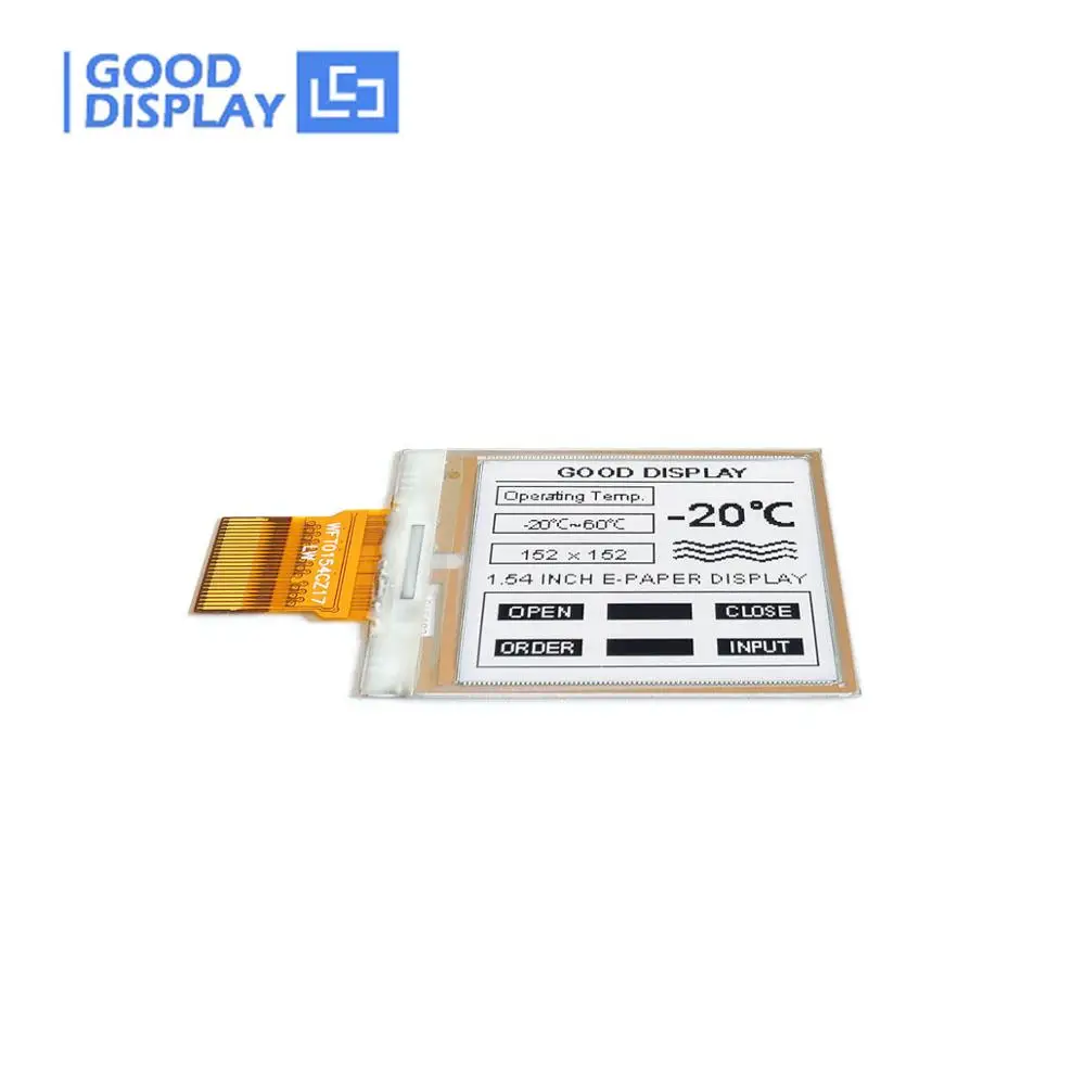 1.54 Inch E-Paper Display Ultra-Low Temperature E Ink Screen, GDEW0154M10  GDEW0154M10