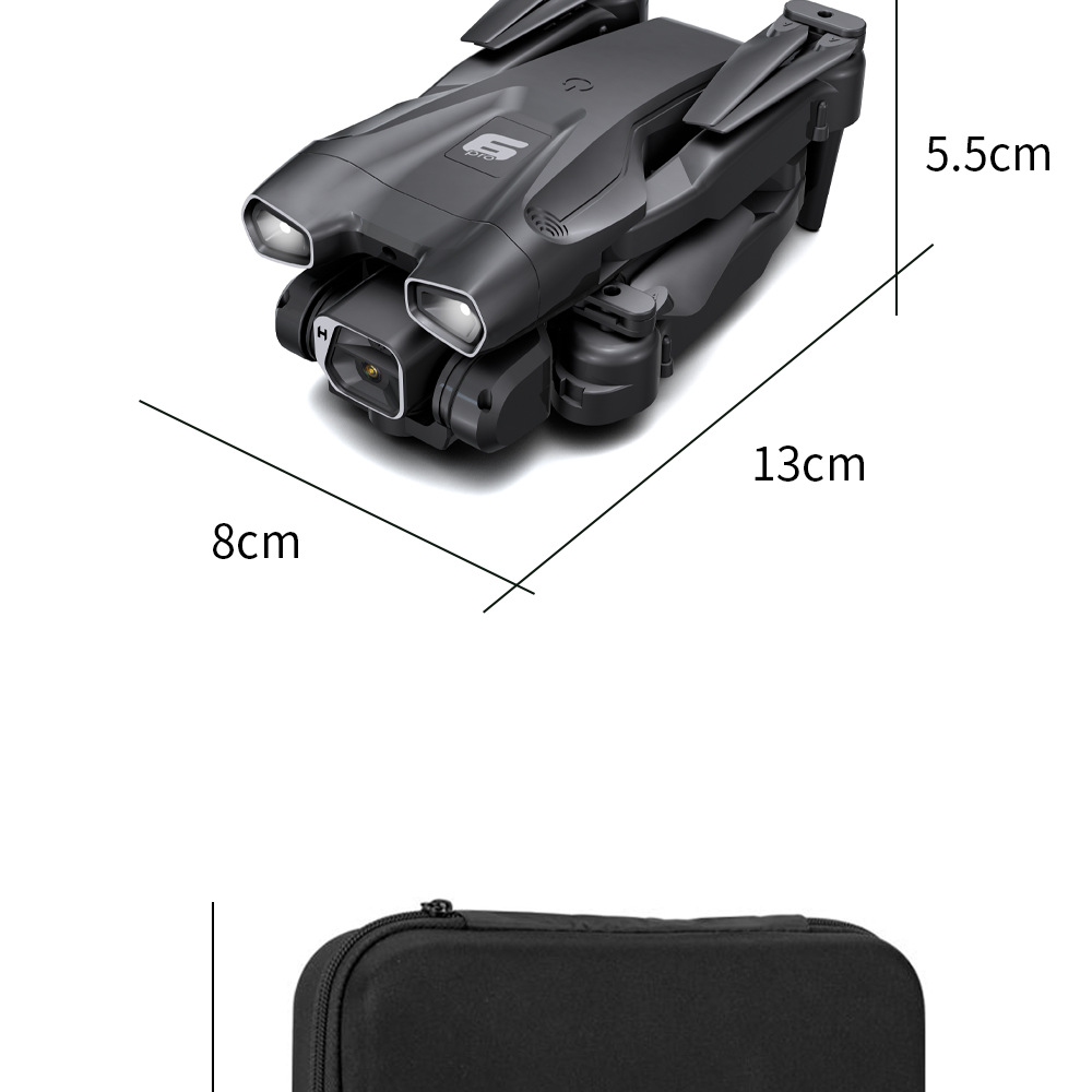 Hd aerial photography folding drone remote control aircraft quadcopter long endurance dual camera storage bag  H66