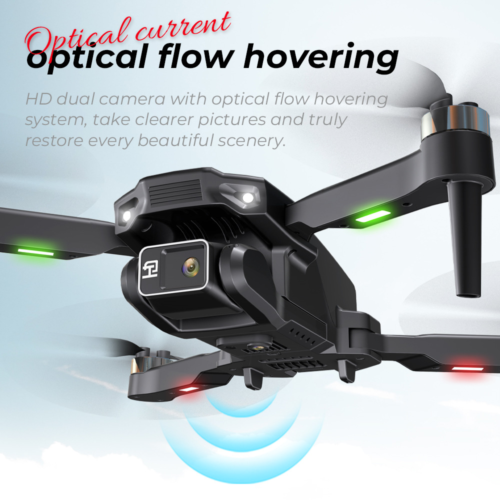 Drone brushless motor aerial photography optical flow hovering quadcopter cross-border drone remote control aircraft dual lens  H16