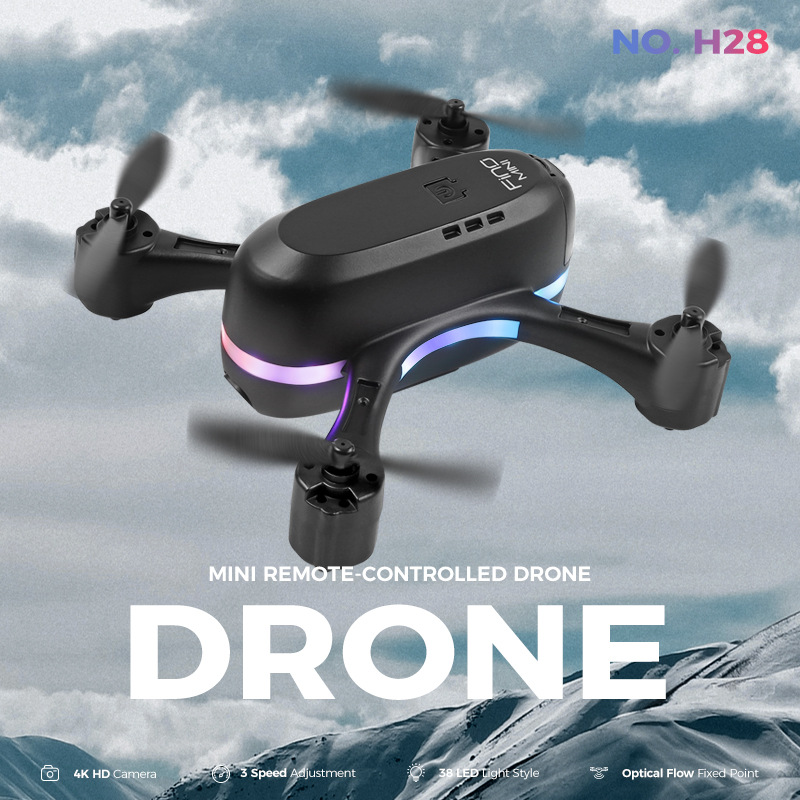 drone Mini aerial drone dual lens optical flow running quadcopter optical flow dual lens  H28