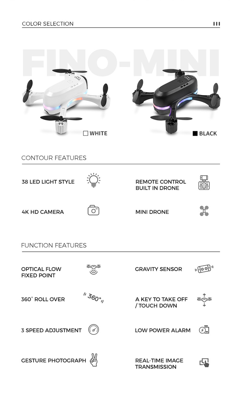 drone Mini aerial drone dual lens optical flow running quadcopter optical flow dual lens  H28