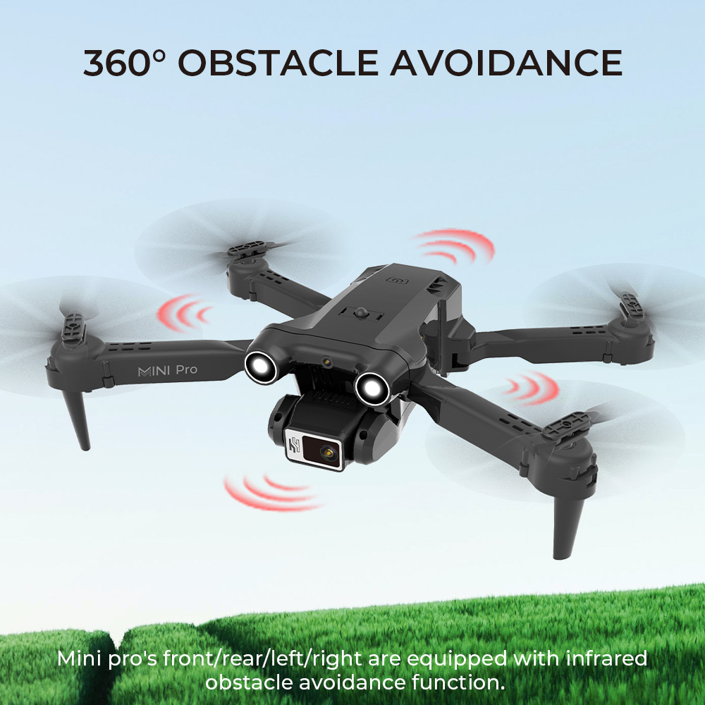 Four side obstacle avoidance UAV light flow hovering aircraft electric modulation HD aerial photography remote control aircraft dual lens  H63