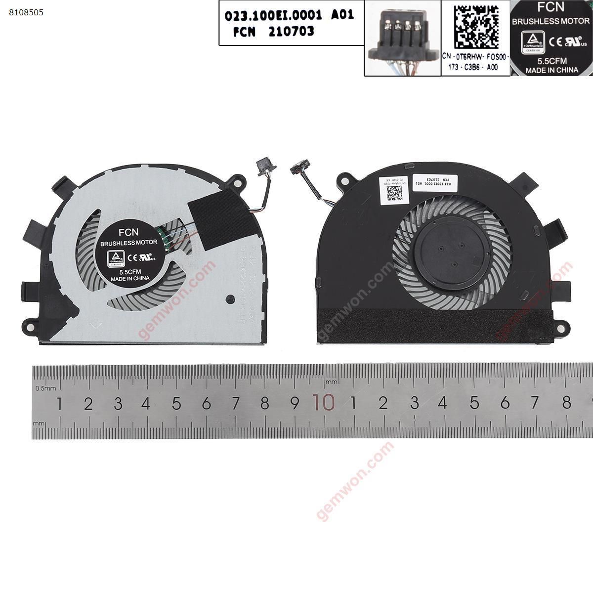 DELL Latitude 3400 3500 Inspiron 5584 15-5584(For CPU fan,Original) Laptop Fan DFS5K12214161H