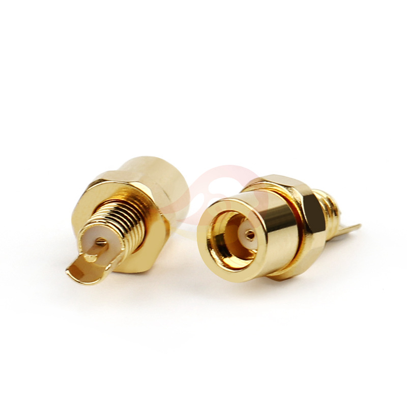 [Long] 5 Pcs/Lot Gold Plated Beryllium Copper MMCX Female Jack Solder Wire Connector PCB Mount Pin IE800 DI Audio & Video Converter MMCX