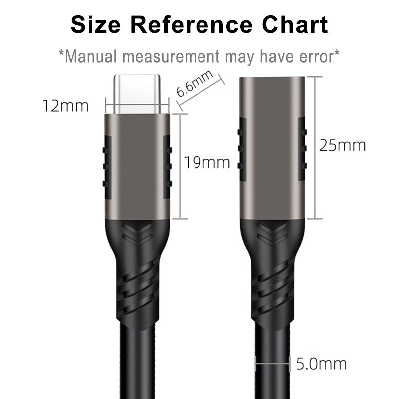 [240W 2M] Type-c extension cable Male to female 20Gbps data cable USB3.24K projection cable to PD240W charging cable Charger & Data Cable PQ067