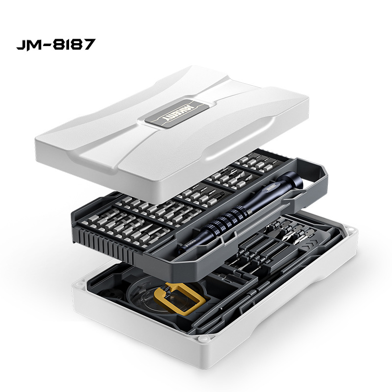 83-piece screwdriver set JM-8187 Mobile phone computer game console repair tool set screw batch box Repair Tools JM-8187