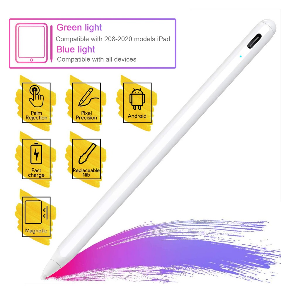 aluminum capacitive active stylus s pen pencil with for iPad Apple and Android Dedicated tablet stylus pen Other P7