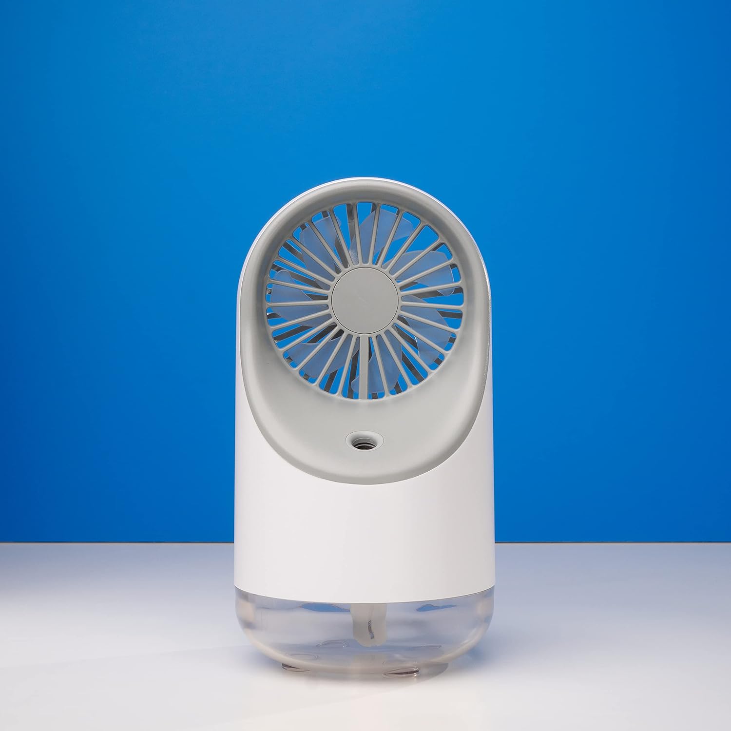 White Portable Rechargeable Fan with Humidifier - Stay Cool and Comfortable Anywhere  BR-3919A