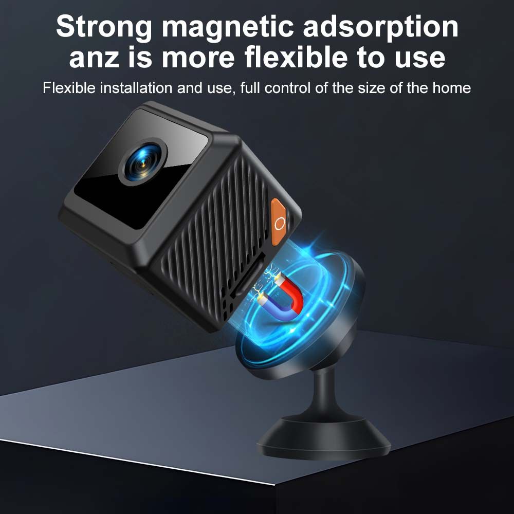1080 high-definition camera magnetic attraction wireless intelligent mobile detection night vision remote monitoring home network camera W02  W02