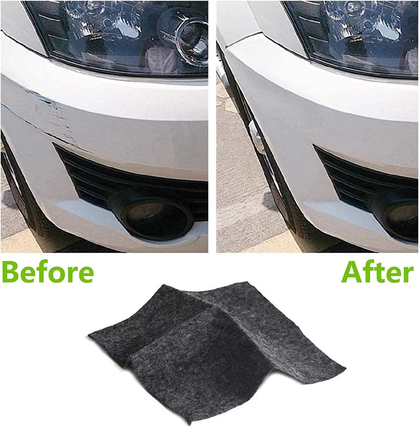 Black Automotive scratch nano repair cloth, universal flash cloth, scratch removal paint surface, car wax, spray paint cloth, 20 * 10cm, 10pcs, set Car Beauty 20*10cm