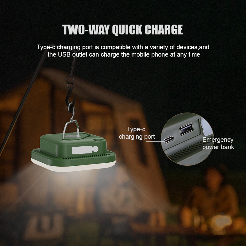 Outdoor camping light tent camping light LED light charging strong light super bright lithium power outage household portable emergency main light  SJK-L10