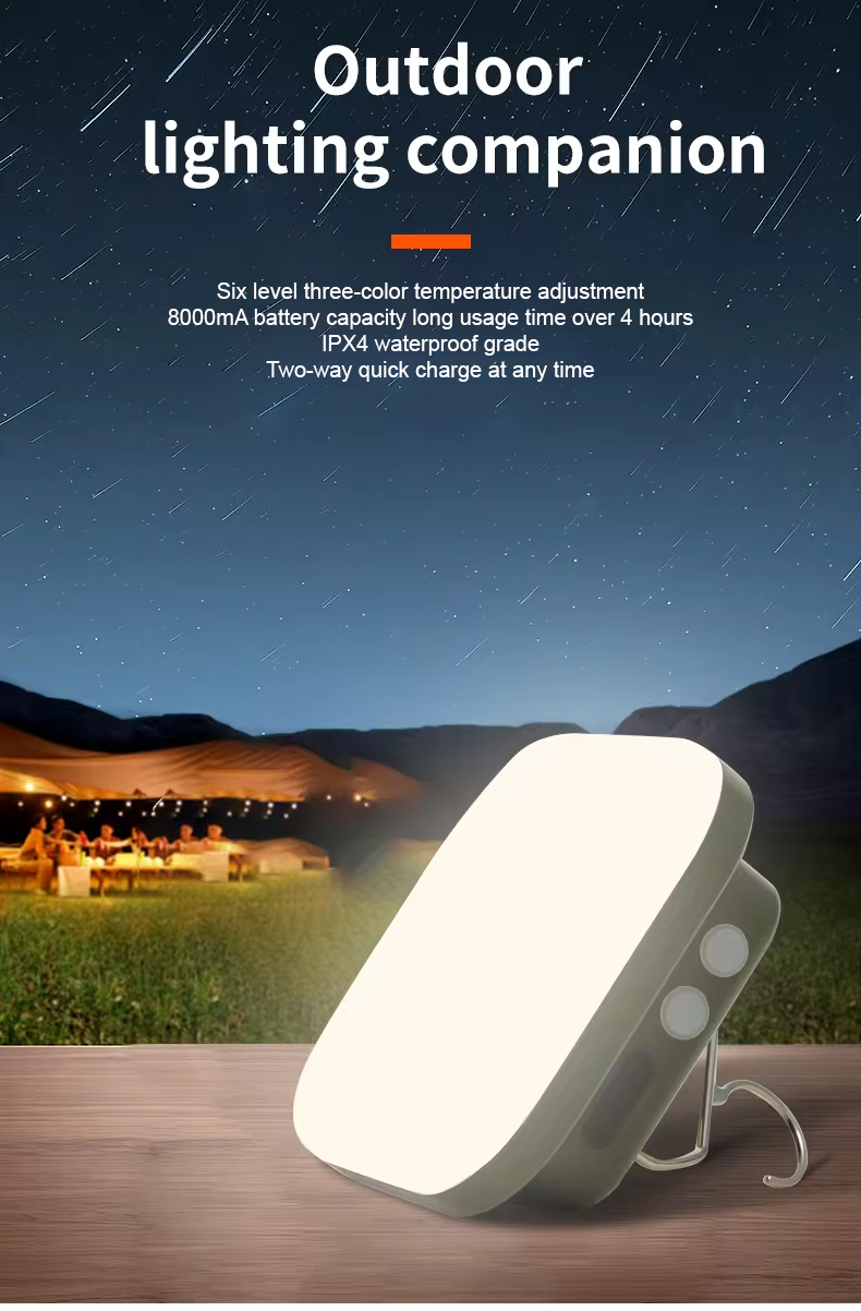 Outdoor camping light tent camping light LED light charging strong light super bright lithium power outage household portable emergency main light  SJK-L10